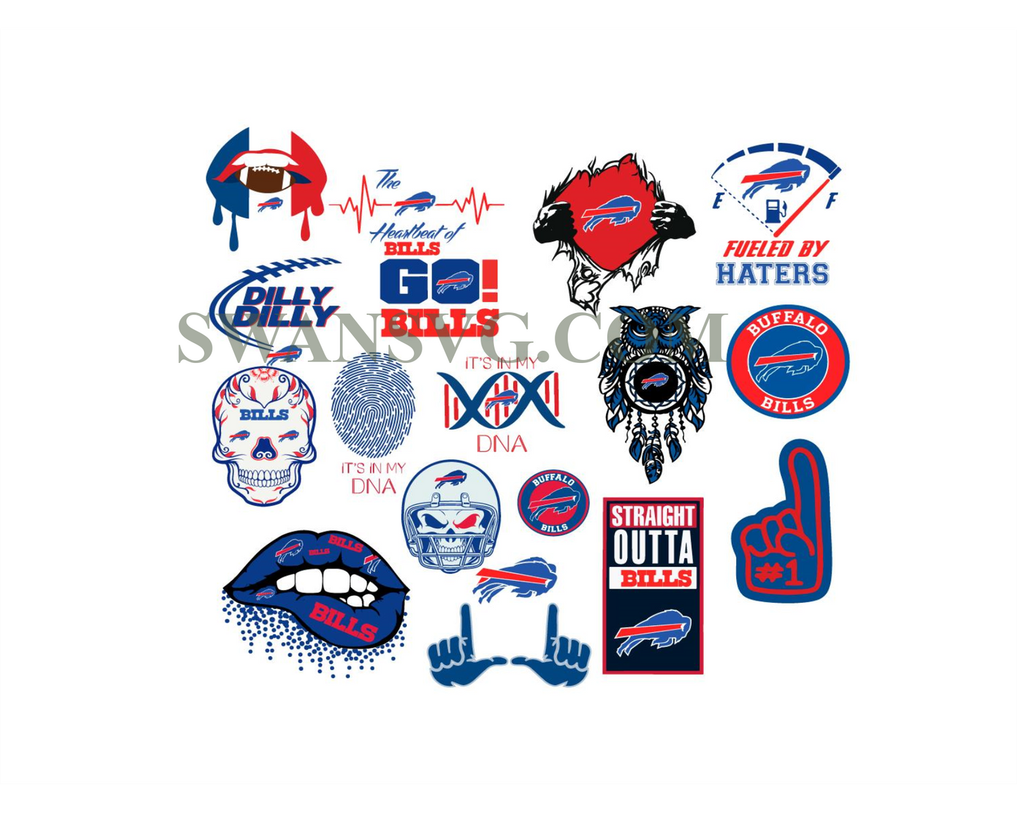 Buffalo Bills Bunlde Svg Buffalo Bills Svg Digital Download