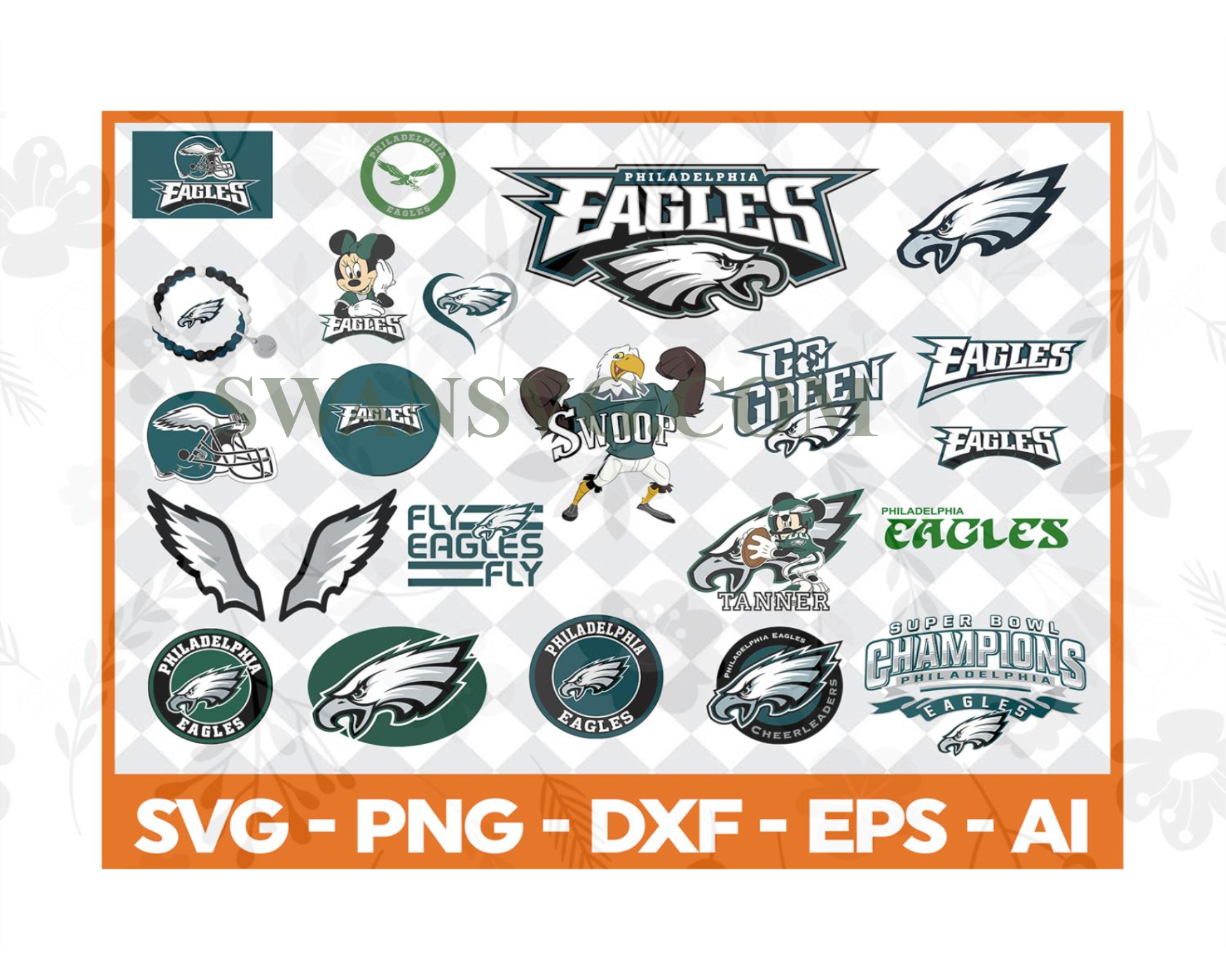 Philadelphia Eagles,nfl svg,Football svg file,Football – SwanSvg