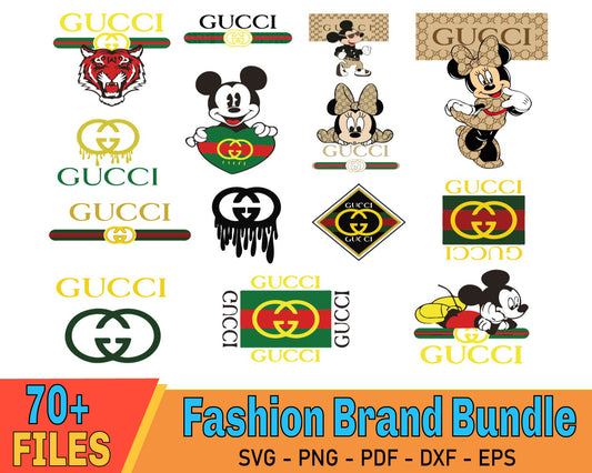 Mickey Logo Bundle Svg, Fashion brand logo svg, Mickey svg