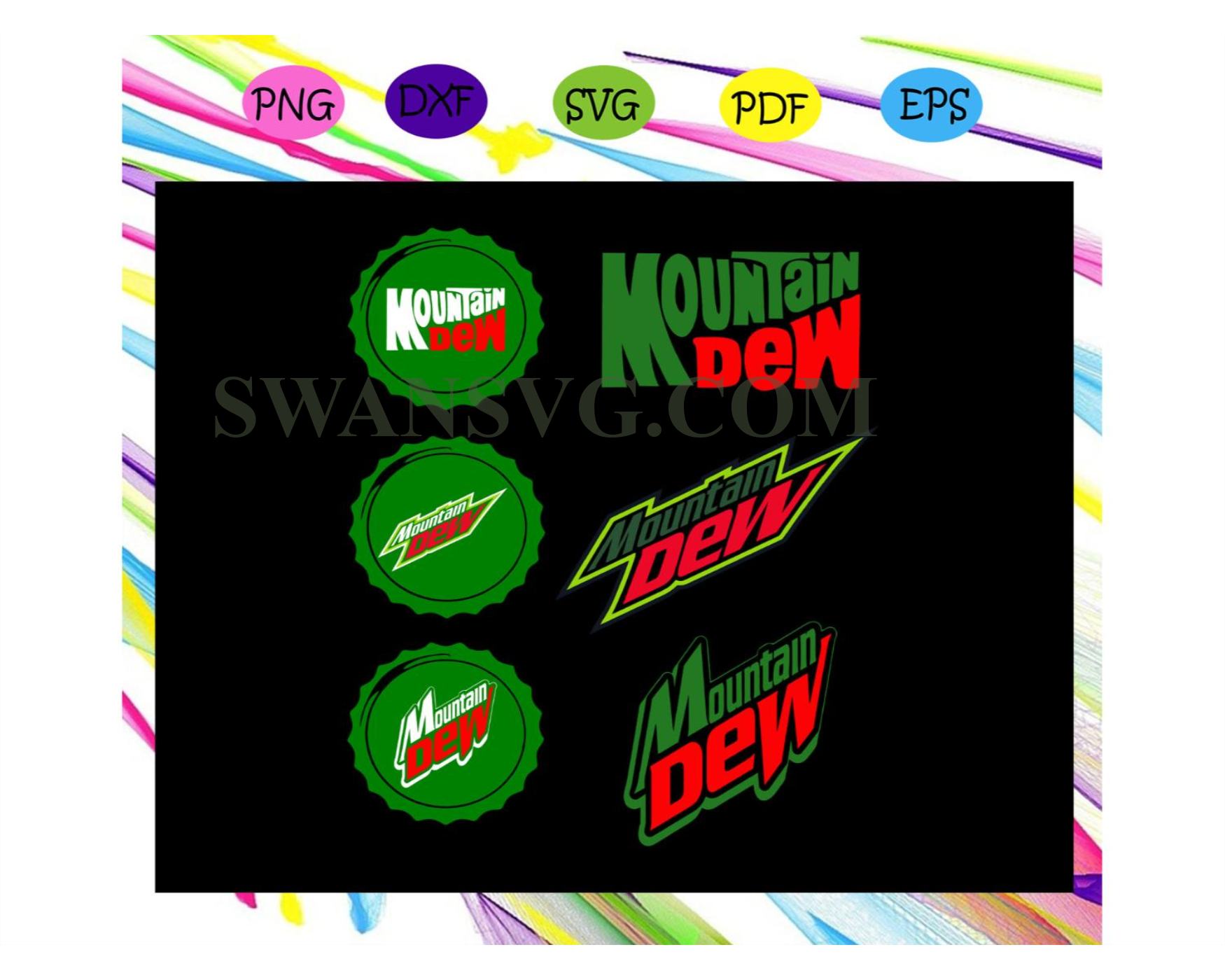 Mountain dew, mountain dew svg, mountain dew logo, mountain dew – SwanSvg