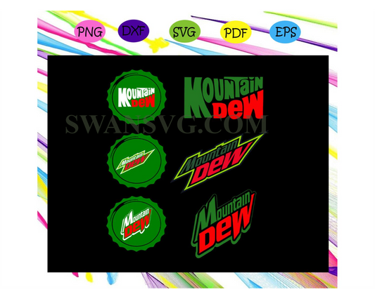 Mountain dew, mountain dew svg, mountain dew logo, mountain dew