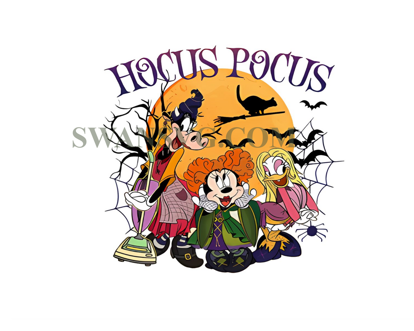 Halloween Minnie PNG File, Hocus Pocus Png, Vintage Halloween Png