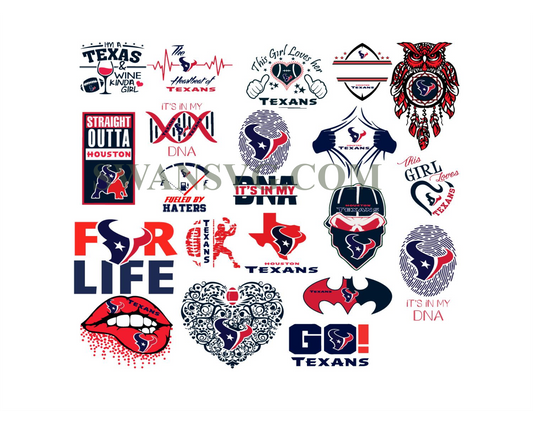 Houston Texans Bundle Svg Houston NFL Team Svg