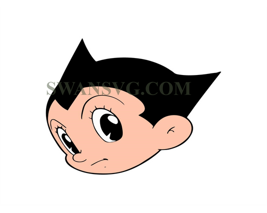 Astro Boy 0002 Svg, Cricut, Cutting file, Vector, Clipart