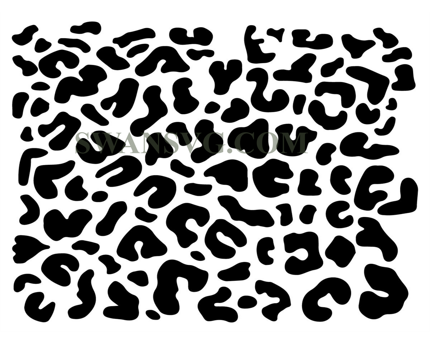 Leopard Print, Animal Print Instant Download SVG, PNG, EPS, dxf