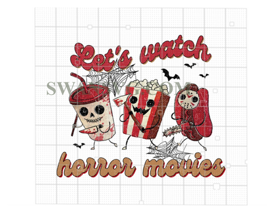 Lets Watch Horror Movies Png, Horror Png, Halloween Png, Horror Movie