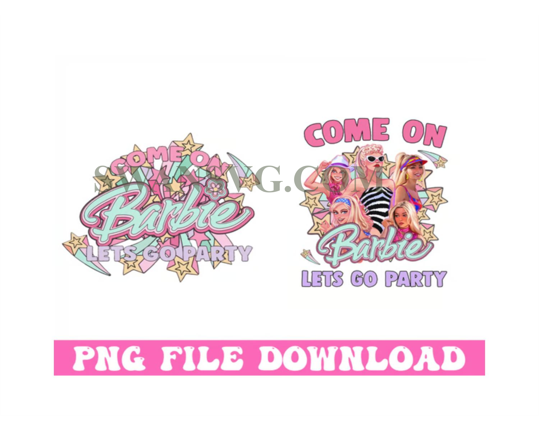 Come On Barbie Lets Go Party Png, Barbie Shirt, Barbie Doll Png – SwanSvg