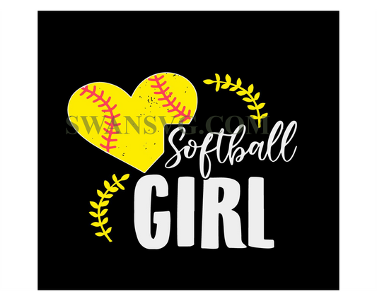 Softball Girl Svg Softball Svg Digital Download