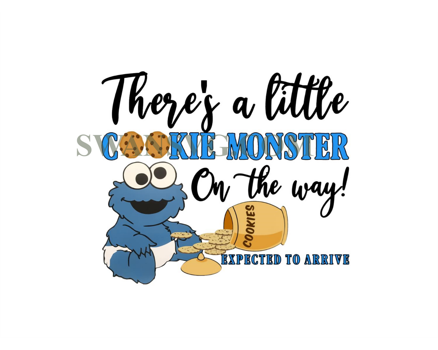 Cookie Monster Scratch Offs Baby Shower Png, Cookie Monster