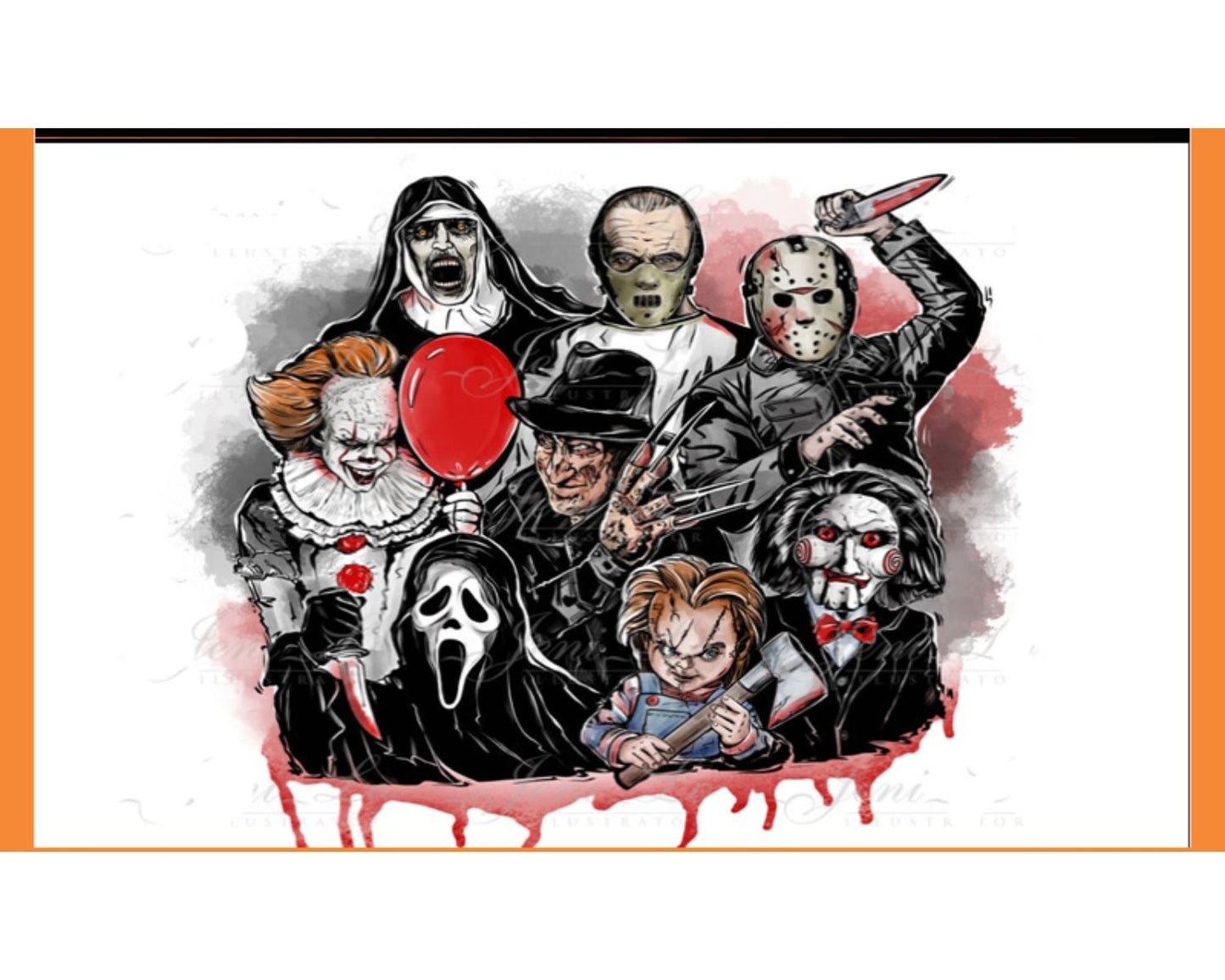 Halloween Team Png, Halloween Png, The Nun Png, Chucky Png