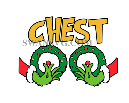 Chest Grinch Christmas Funny Christmas Svg Download