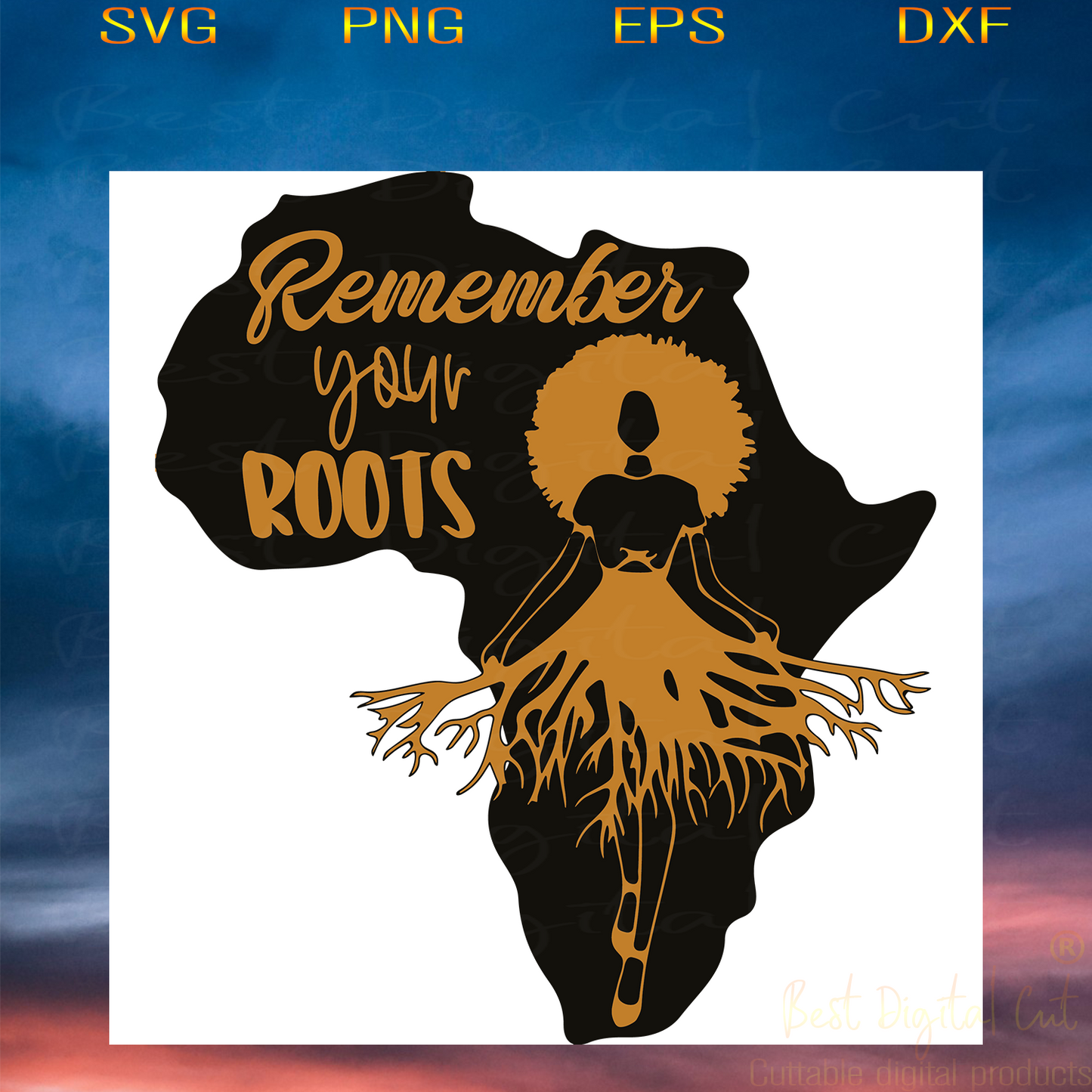 Remember Your Roots  Black Girl Svg,  Melanin Svg,  Afro Queen Svg