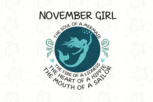 November girl svg November girl svg, hippie svg, sailor gift