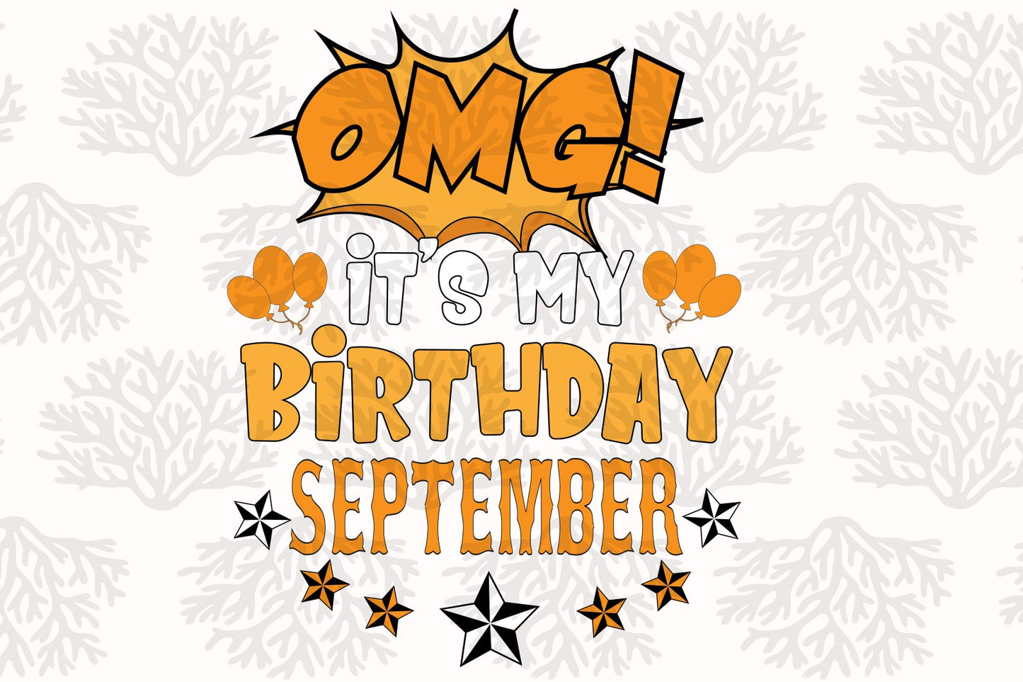 Its my birthday month  born in September,  September svg