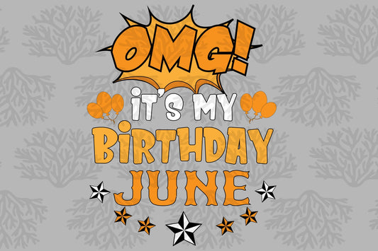 Its my birthday month  born in June,  June svg