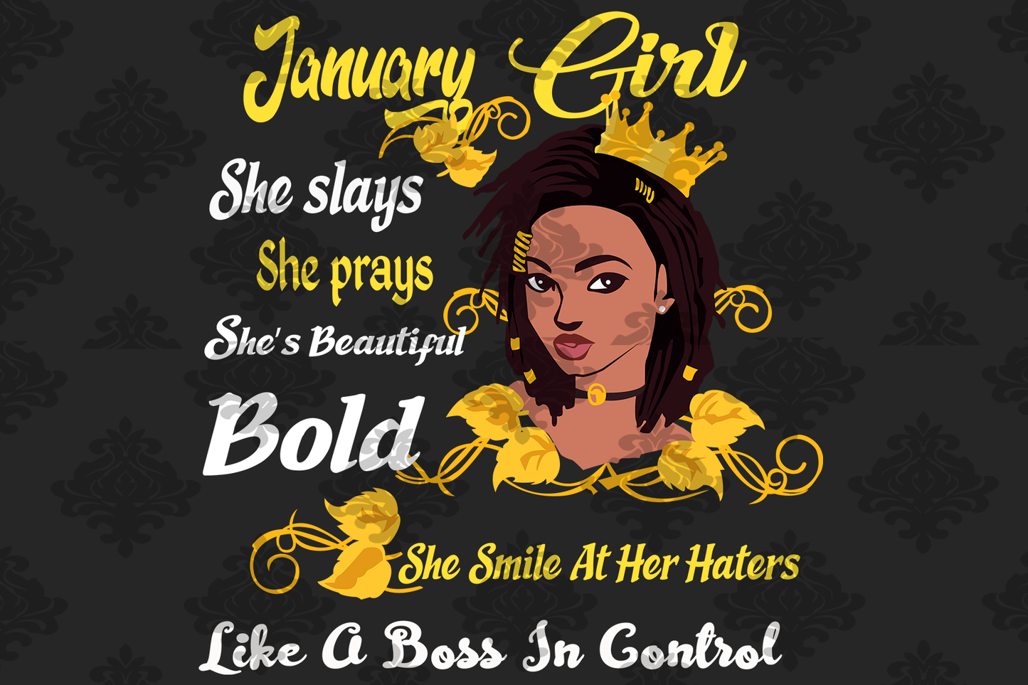 January girl svg  born in January,  living my best life