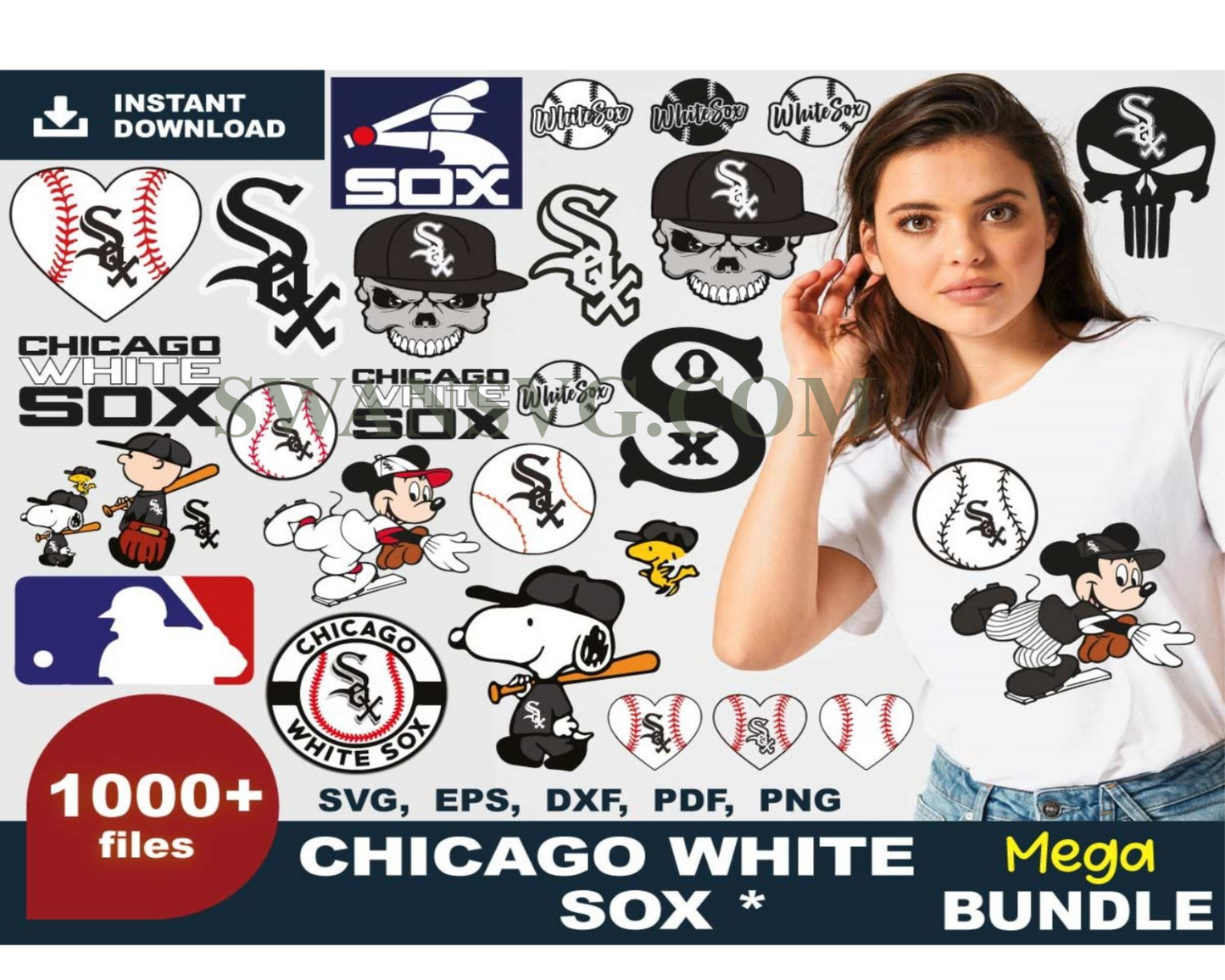 Chicago White Sox Svg, Bundle Svg, Sport Svg, Football Svg