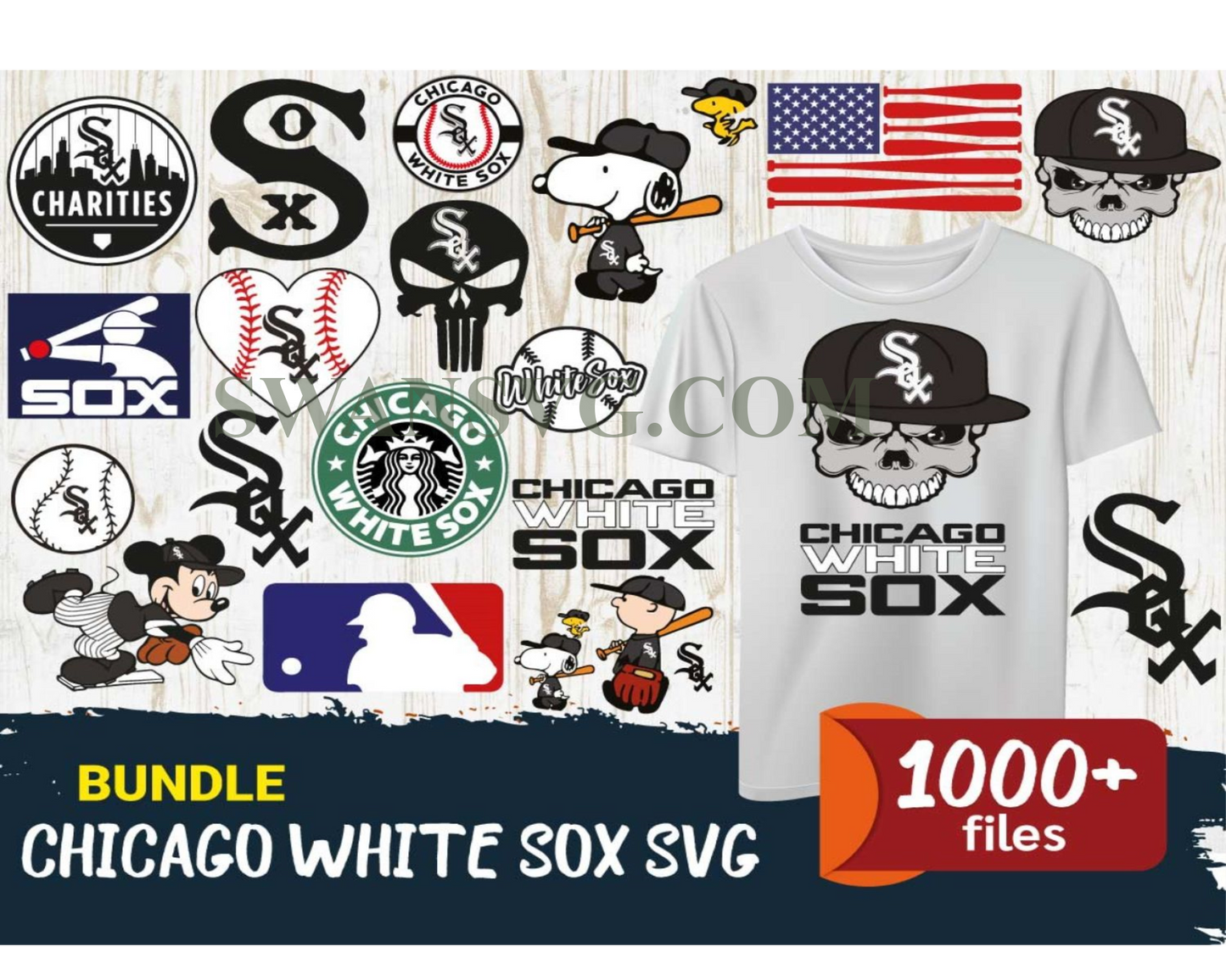 Chicago White Sox Svg, Bundle Svg, Sport Svg, Football Svg