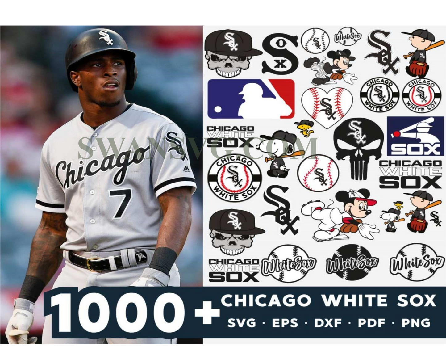 Chicago White Sox Svg, Bundle Svg, Sport Svg, Football Svg