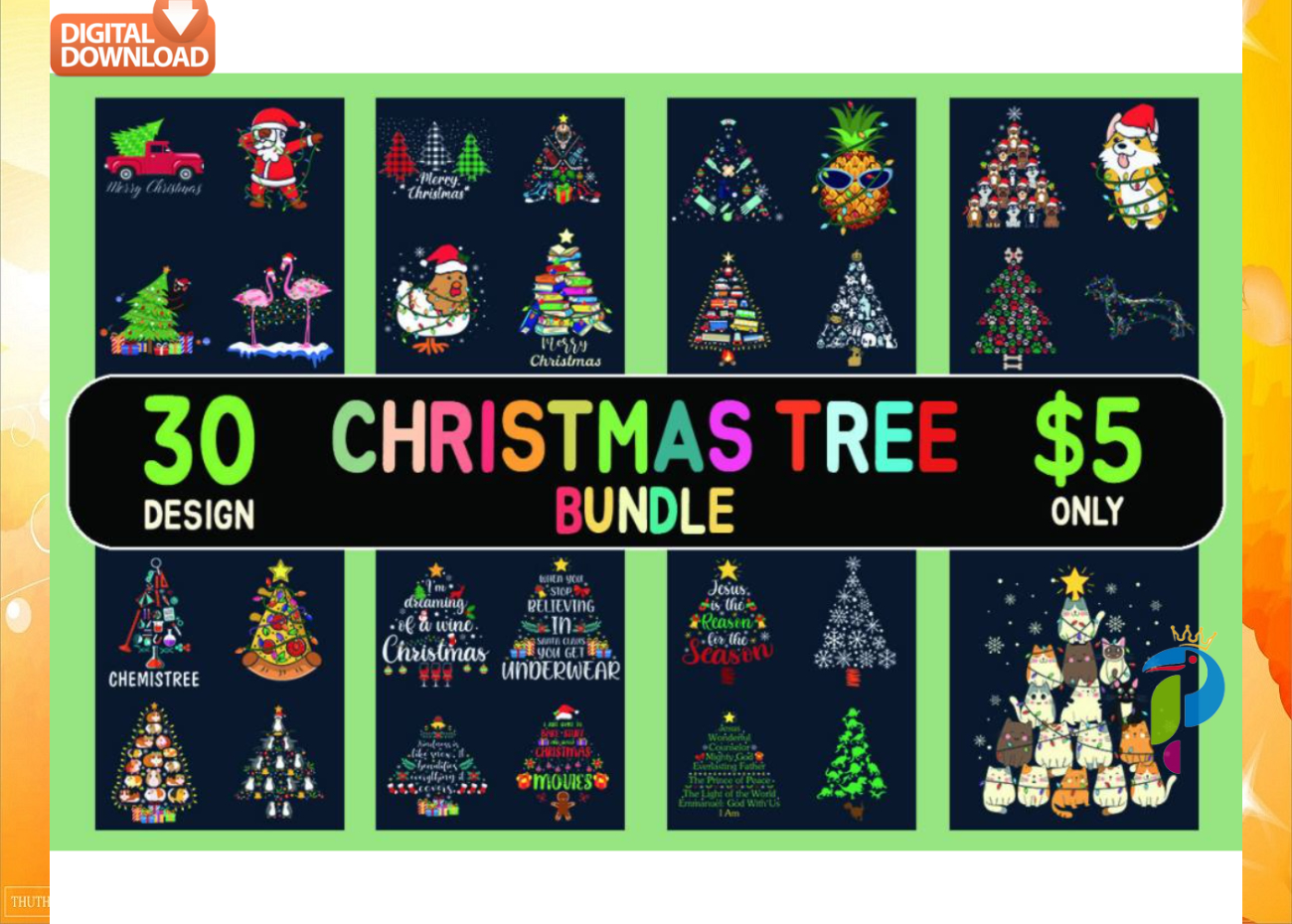 Christmas Tree Bundle Svg, Christmas Svg, Christmas Tree Svg