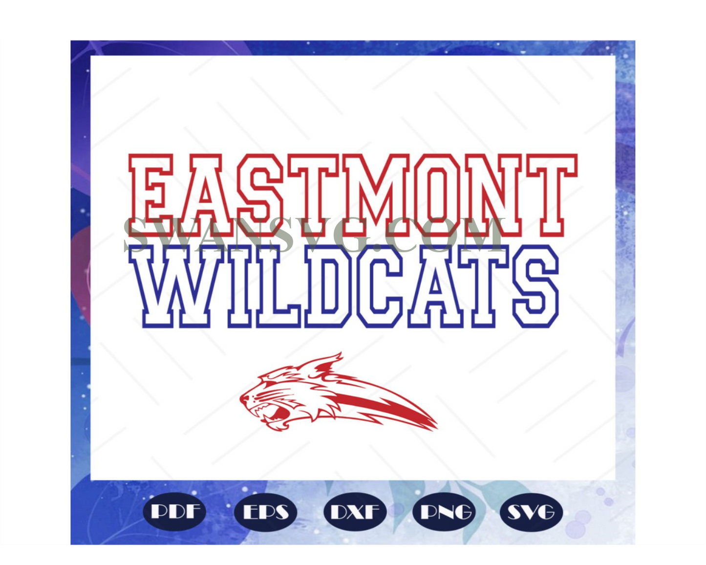 Eastmont wildcats, eastmont high school, wildcats baseball svg