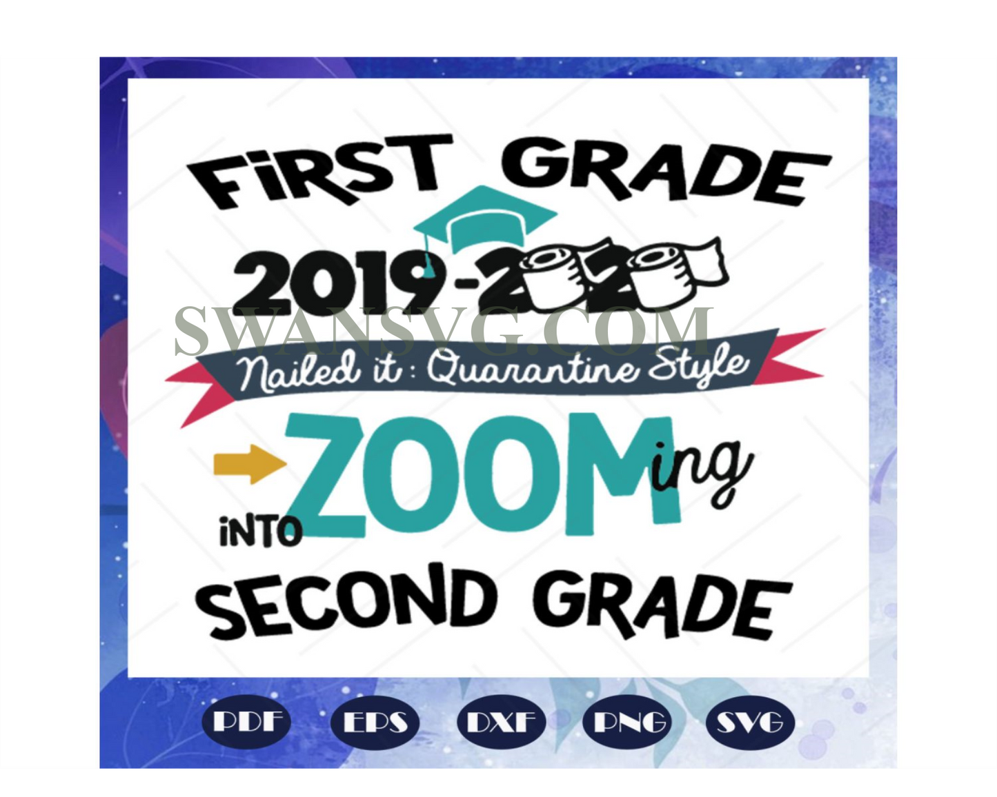 First grade 2019 2020 zooming into second grade svg