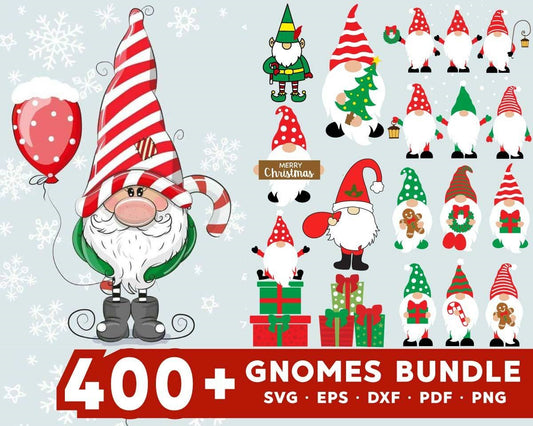 Gnomes Bundle Svg, Christmas Svg, Christmas Gnomes Svg