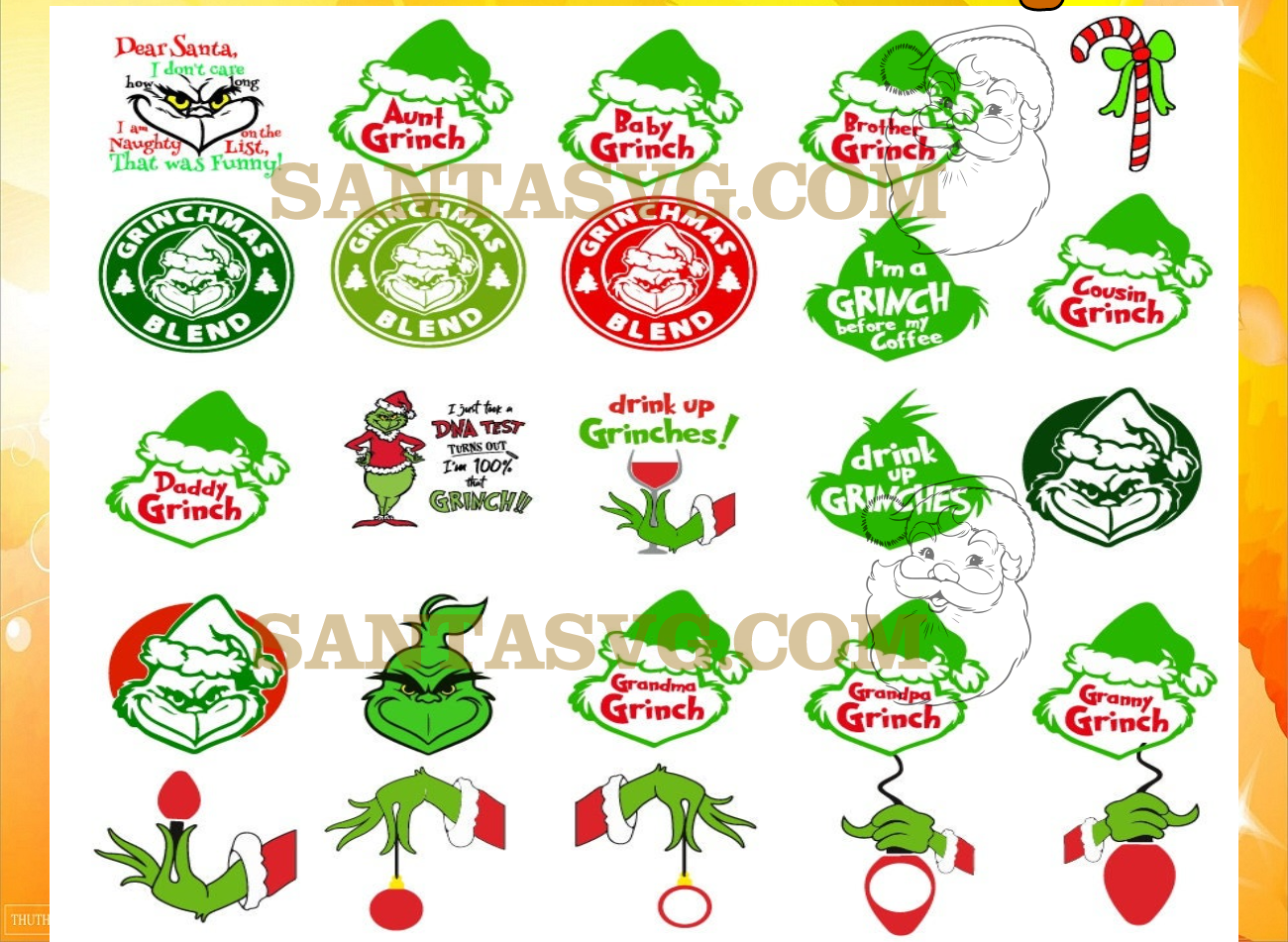 150 Grinch Svg,  Grinch Christmas svg,  Grinchmas Svg,  Grinch Bundle