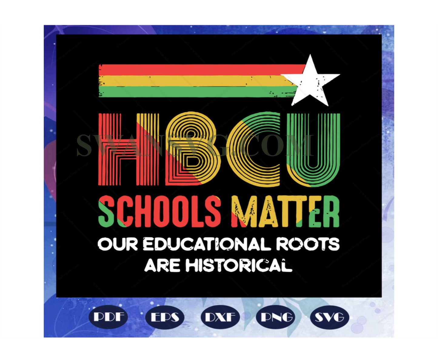 HBCU Schools Matter, HBCU Educated Grad, HBCUish Vintage Retro