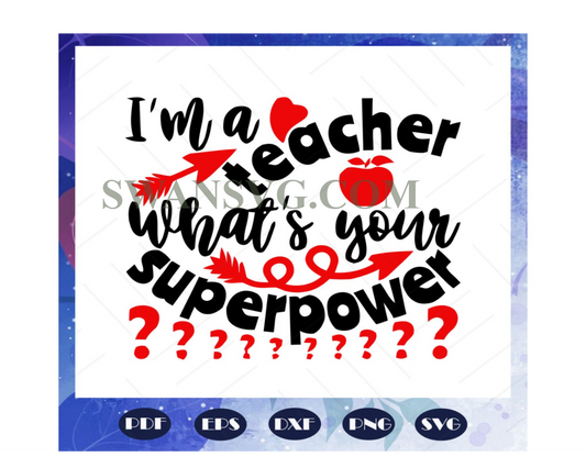 I am a teacher svg, teacher day svg, teacher svg, teacher gift