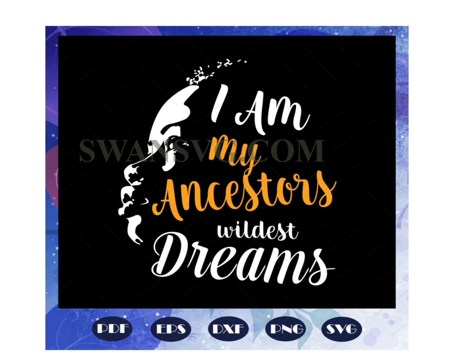 I am my ancestors wildest dreams, teacher queen svg