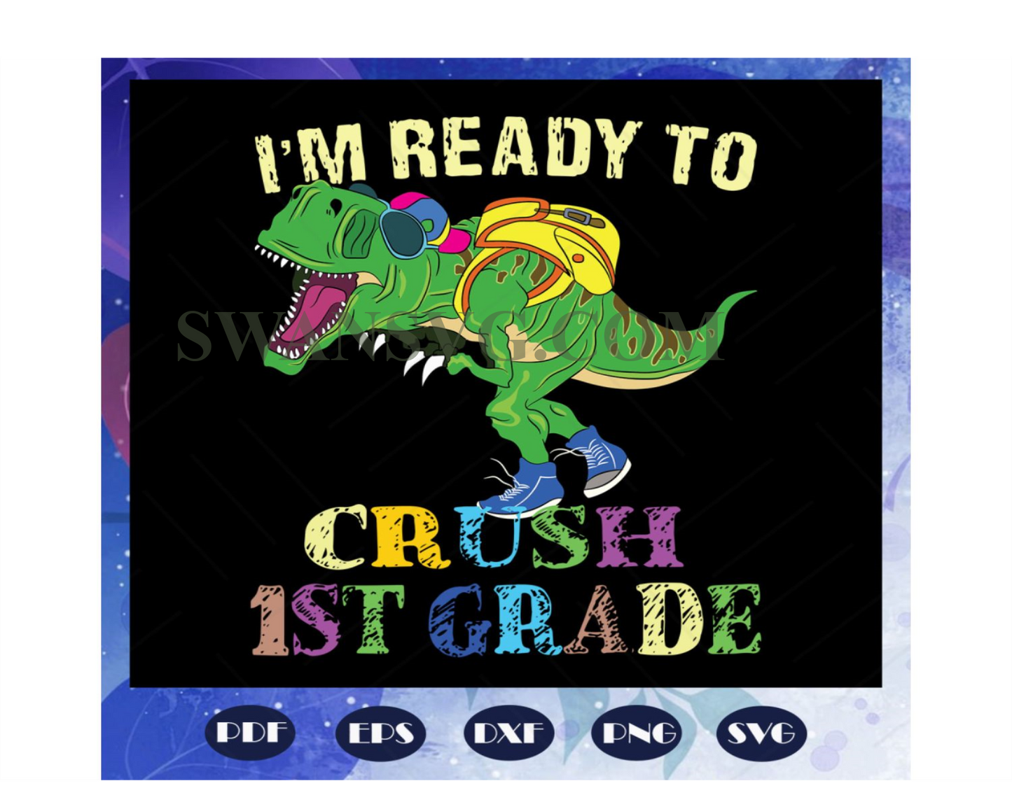 I am ready to crush 1st grade svg, crush svg, first grade svg