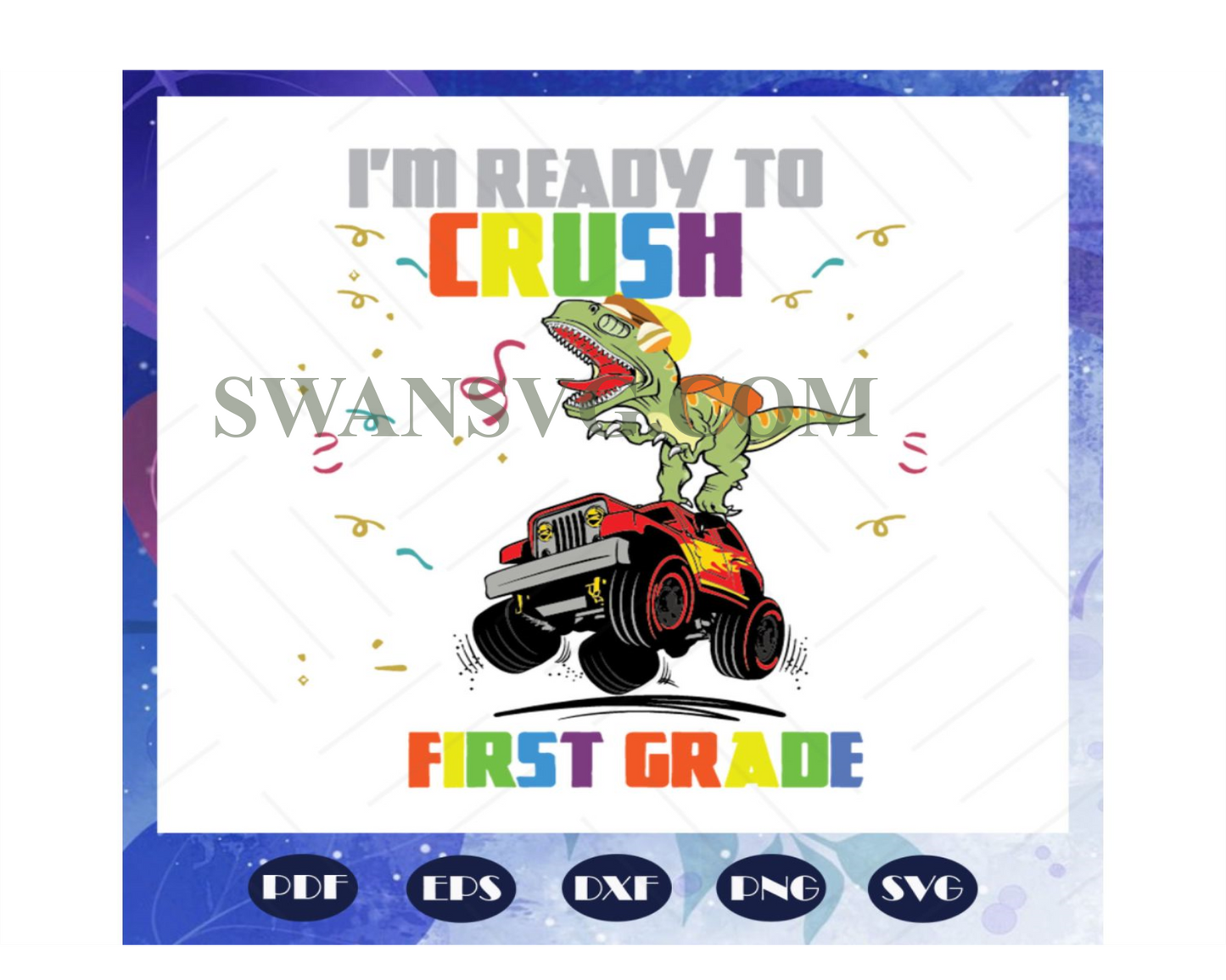 I am ready to crush first grade svg, crush svg, first grade svg