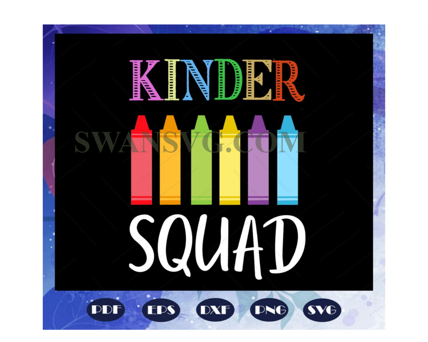 Kinder squad, kindergarten, back to school, first day of school