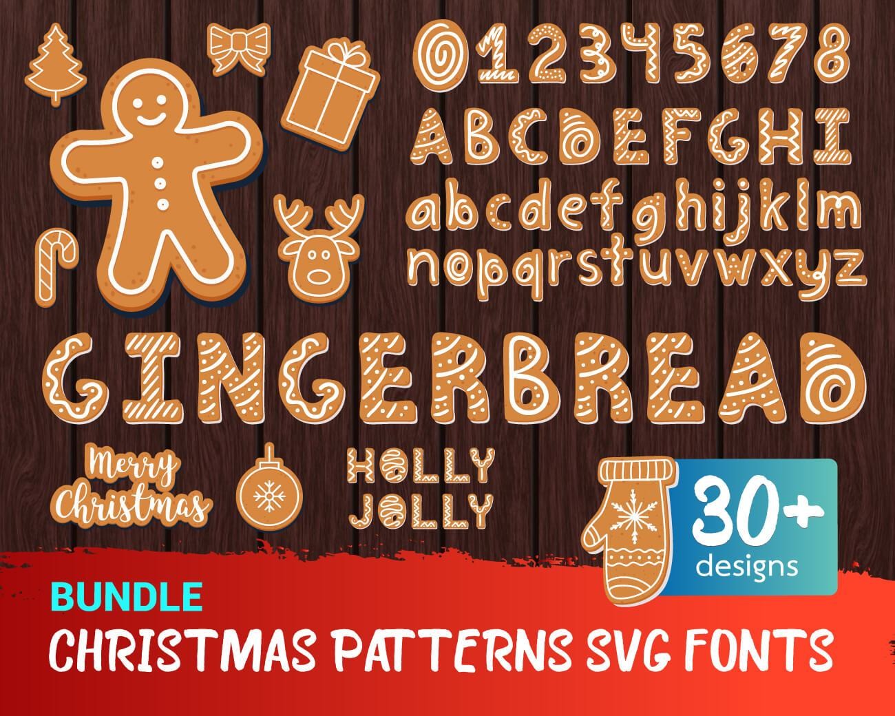 Bundle Christmas Fonts Svg, Christmas Svg, Christmas Fonts Svg