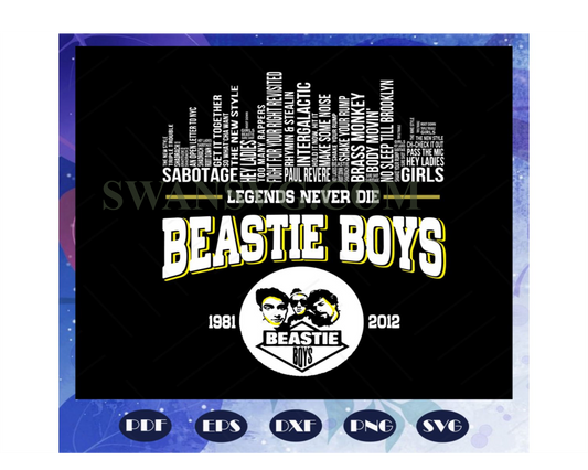 Legends never die beastie boys svg, beastie boys svg, check your head