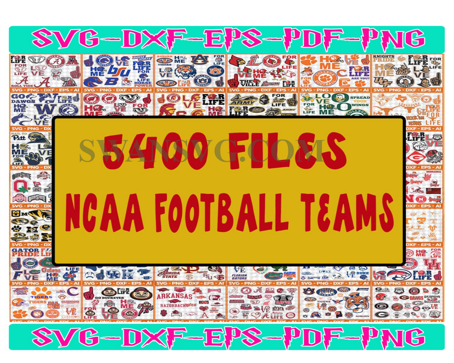 5400 file Ncaa Svg, Ncaa Svg, Football Svg, Sport Svg