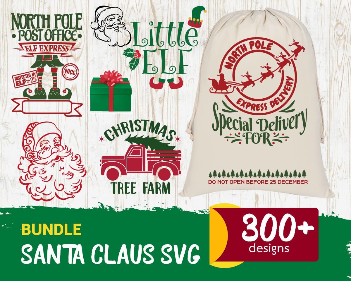 Santa Claus Bundle, Christmas Svg, Santa Claus Svg