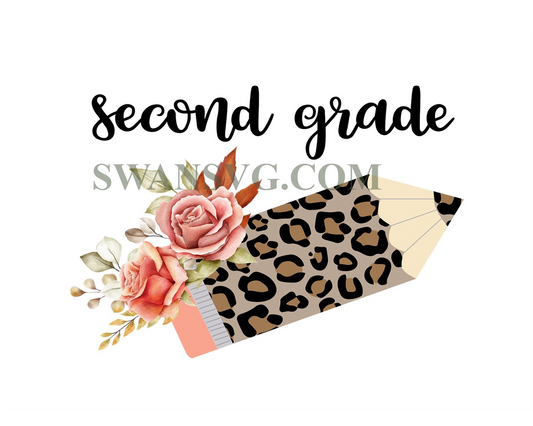 Second grade svg,svg,2nd grade svg, back to school svg