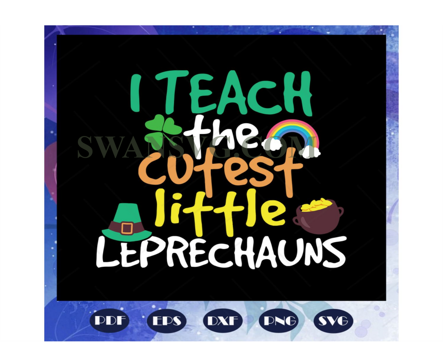 St Patricks Day Teacher TShirt Cutest Little Leprechauns, patrick svg