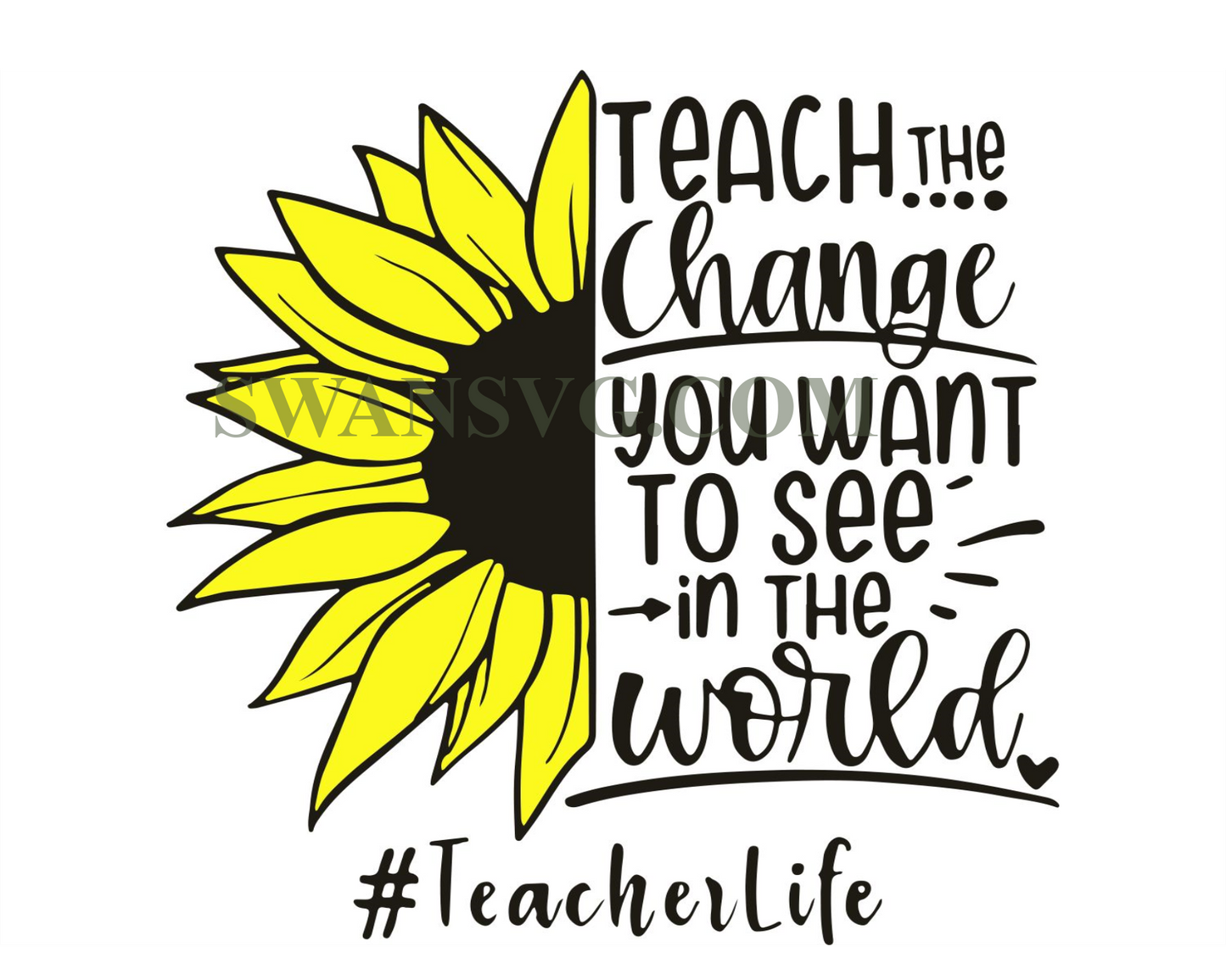 Teach The Change You Want To See In The World