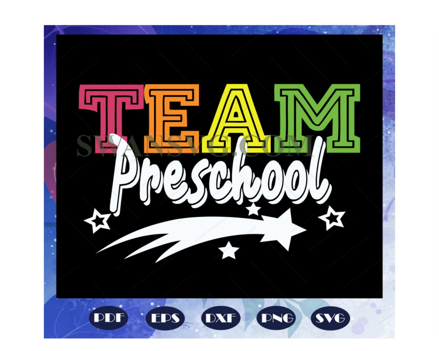 Team preschool, preschool svg, preschool teacher, back to school