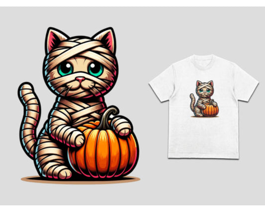 Cat Mummy Hallowen Png