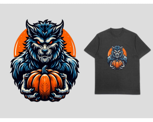 Werewolf Hallowen Png Illustration