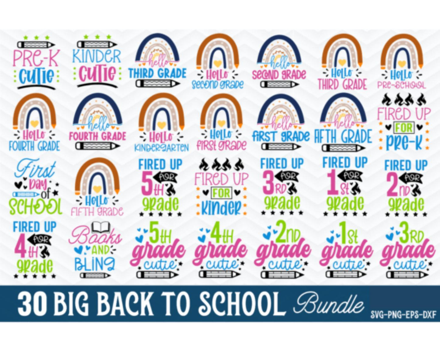 Back to School SVG Bundle