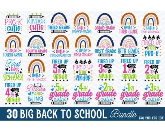 Back to School SVG Bundle