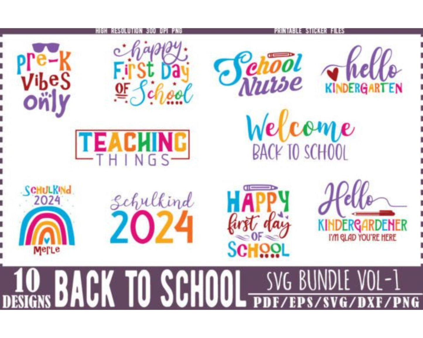 Back to School Svg Bundle