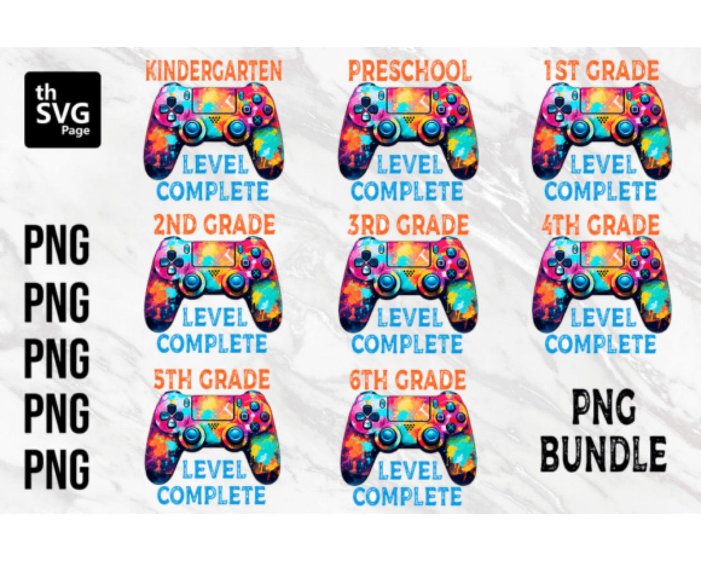 Back to School Bundle Gaming Designs