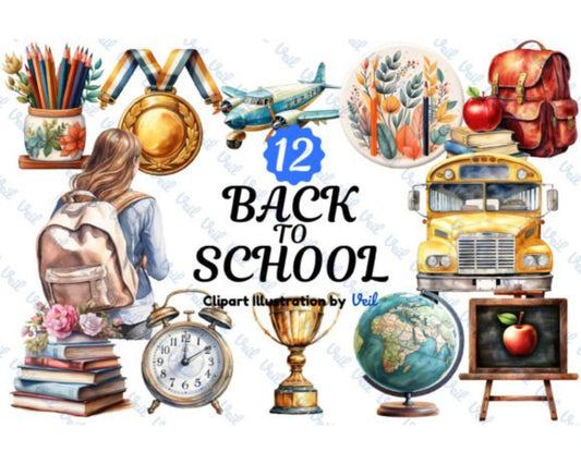 Back to School Clipart Bundle