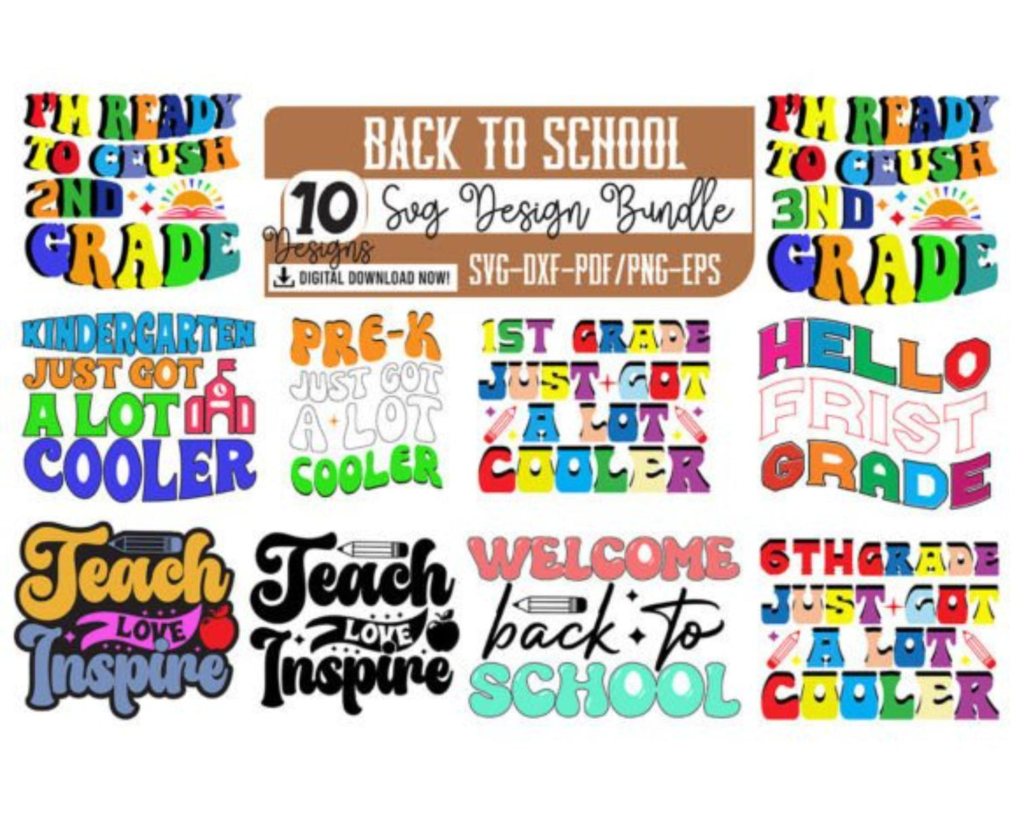 Back to School Svg Design Bundle